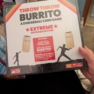 Throw Throw Burrito Extreme Outdoor Edition - White & Tan Dodgeball Card Game
